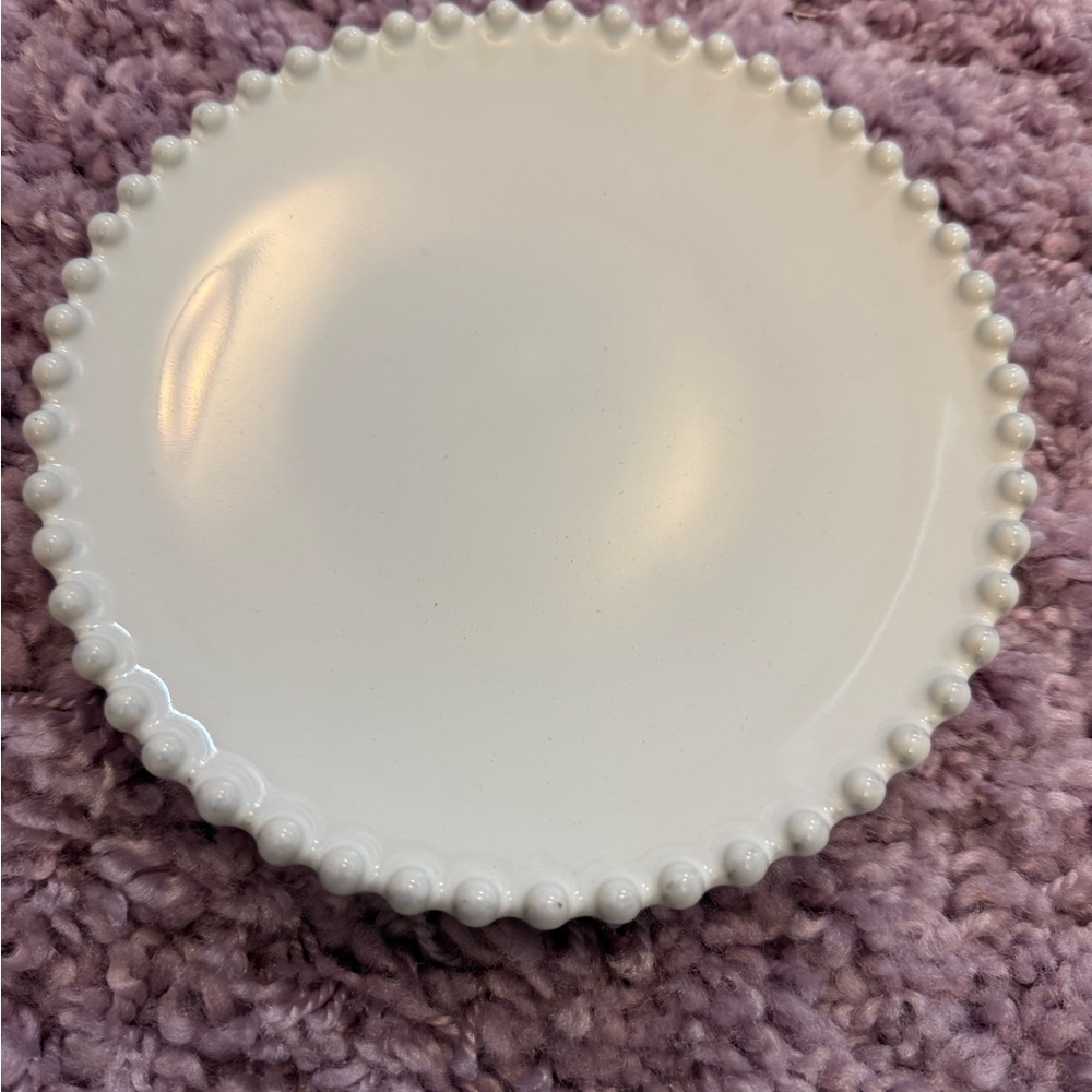 Costa Nova Cristal & Pearl Dessert Plates SET OF FOUR